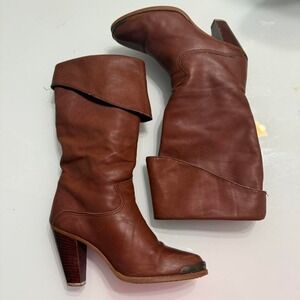 Vintage Zodiac Slouch Leather Boots‎ – Made in USA